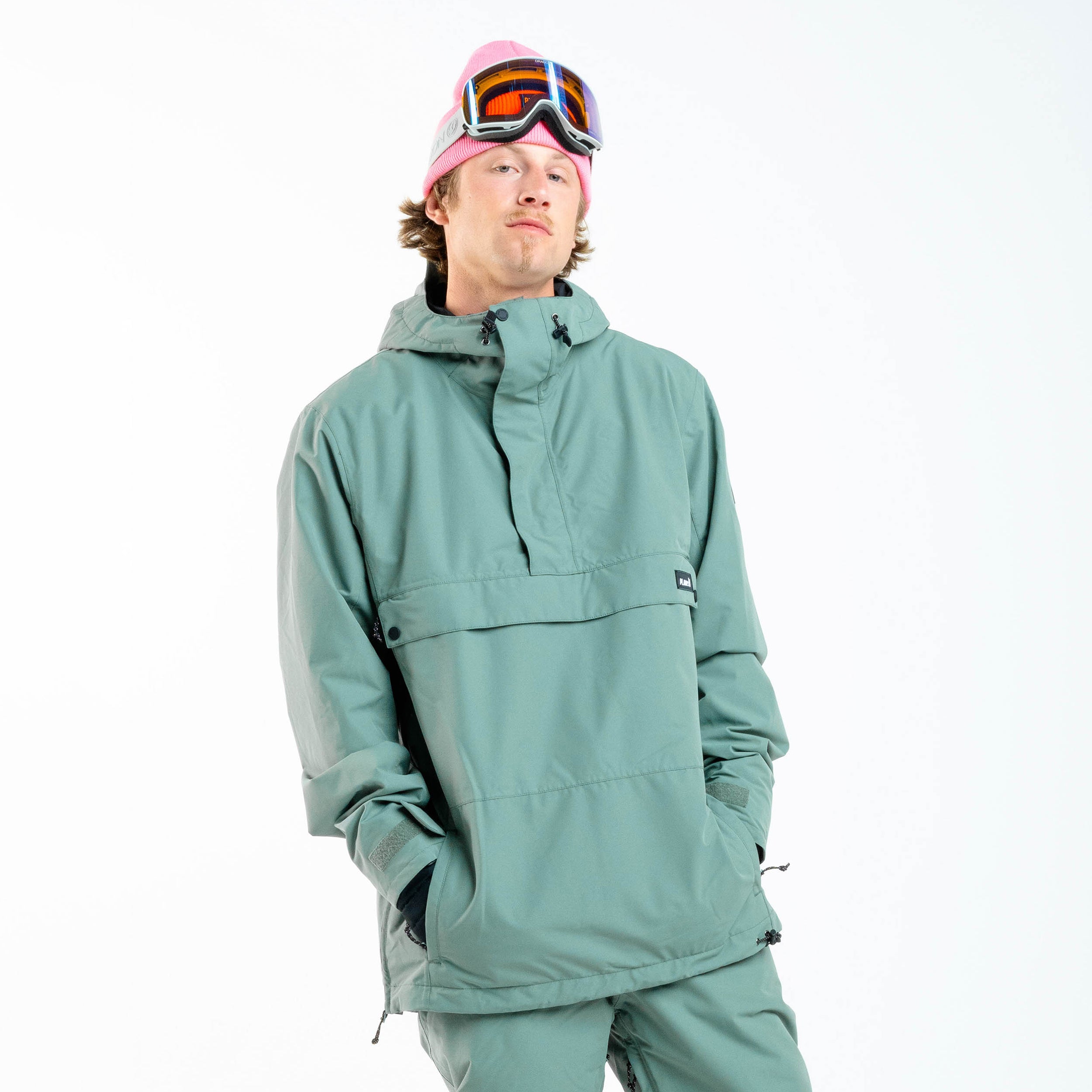 Green anorak outlet jacket men's